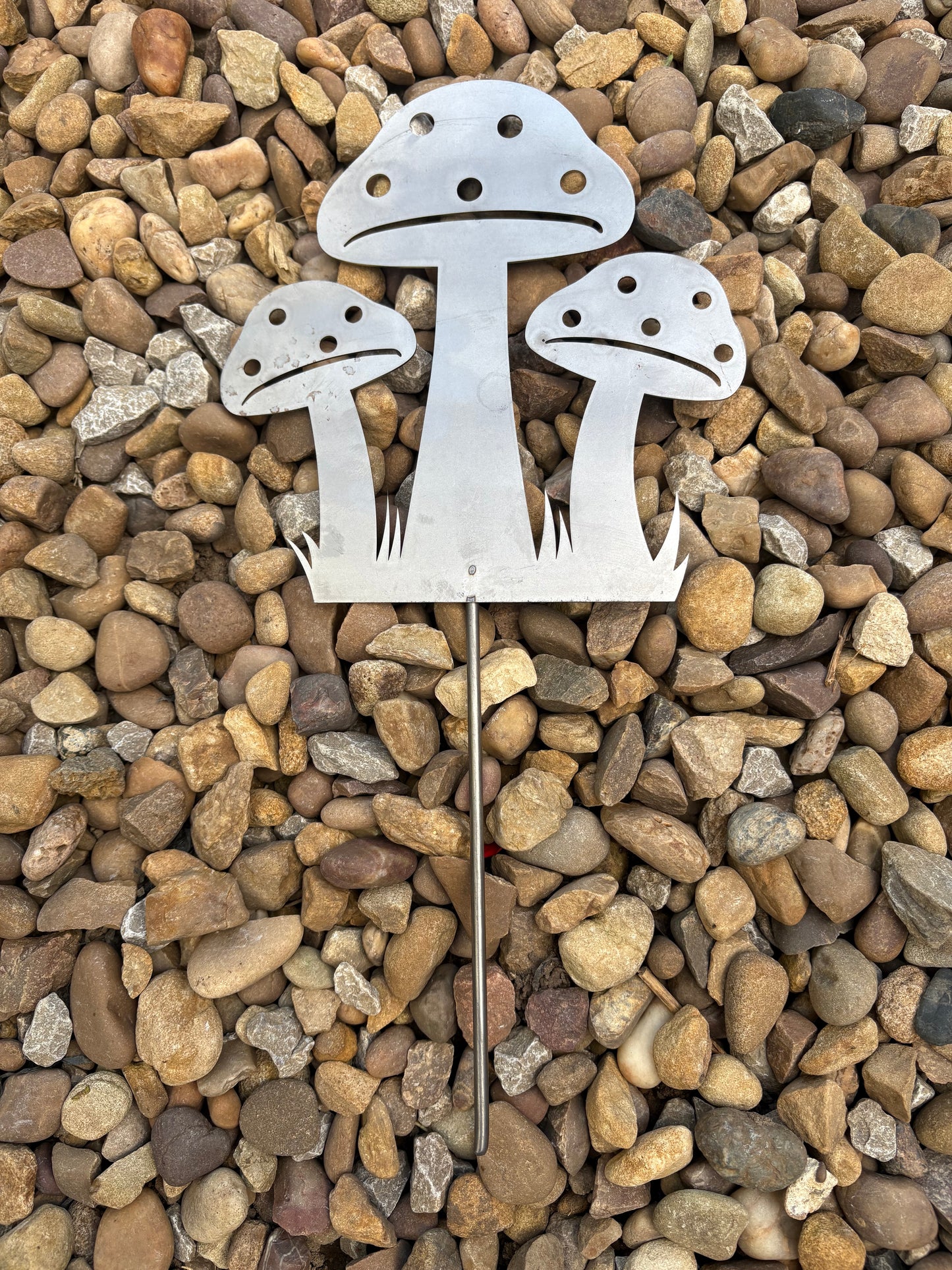 Metal Toadstool Decoration