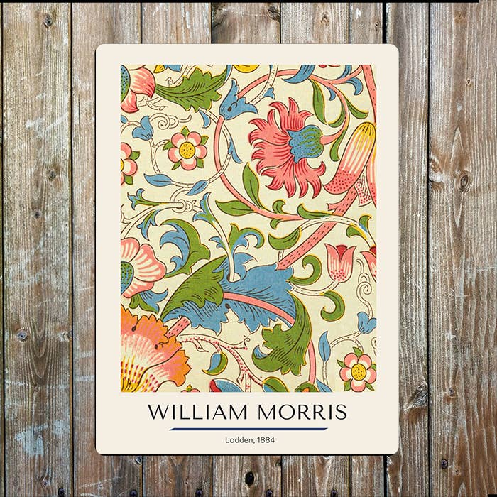 A William Morris Lodden Metal Sign available to buy from Fig and Rose Home.