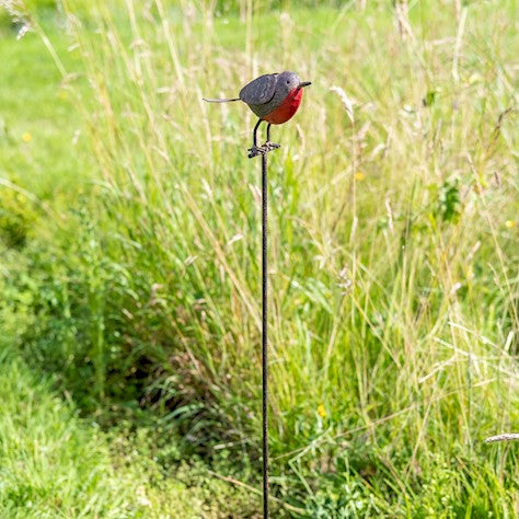 Robin on a Stick Garden Stake from Fig and Rose