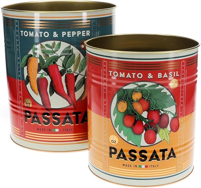 Passata Retro Storage Tins from Fig and Rose.