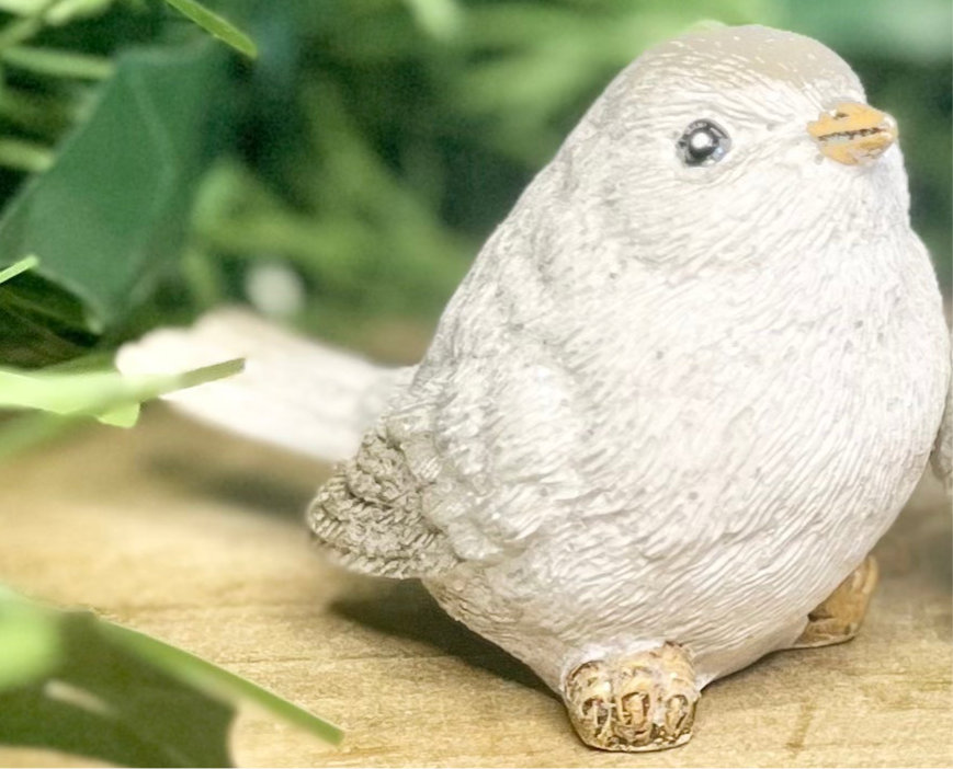 White Bird Christmas Ornament