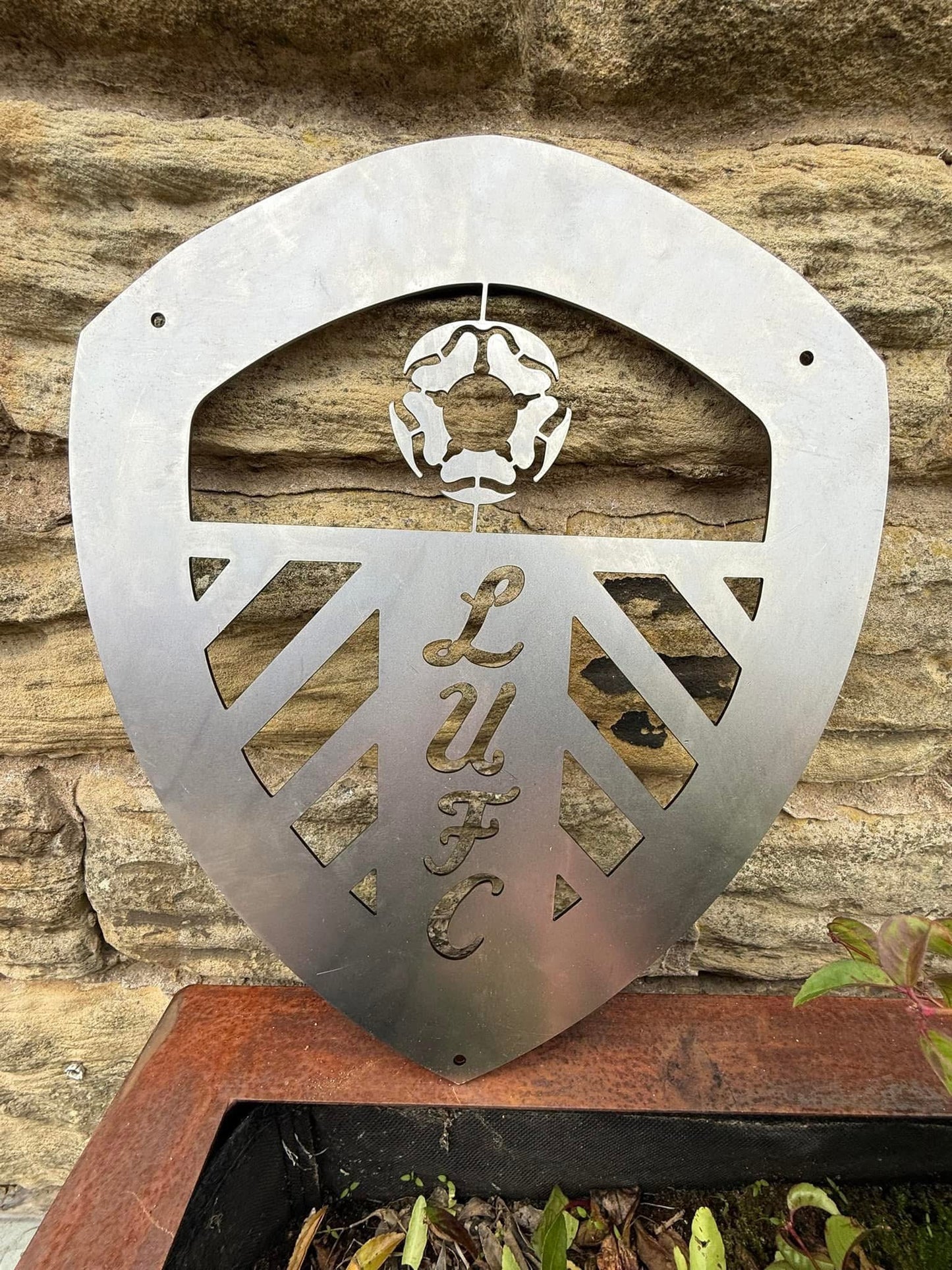 Leeds United Metal Plaque from Fig and Rose.