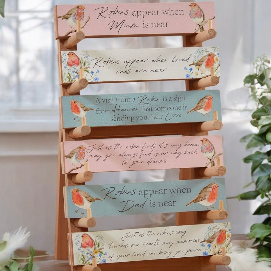Remembrance Quote Wooden Plaques from Fig and Rose.