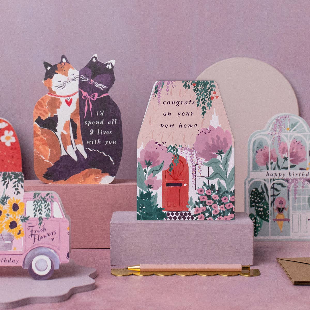 A New House Card available to buy from Fig and Rose Home.