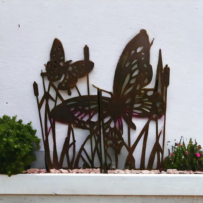 Butterfly Metal Panel from Fig and Rose