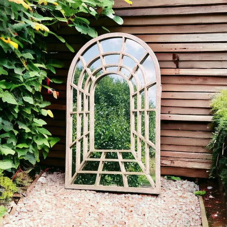 Arched Garden Mirror from Fig and Rose