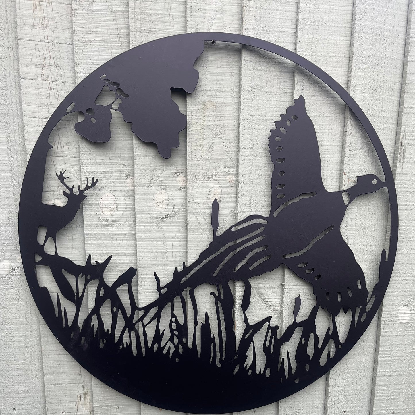 Pheasant Plaque from Fig and Rose