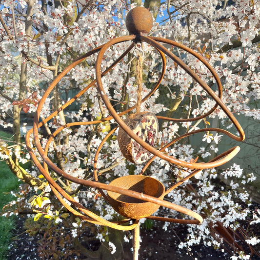 Tangle Ball Bird Feeder Stake from Fig and Rose