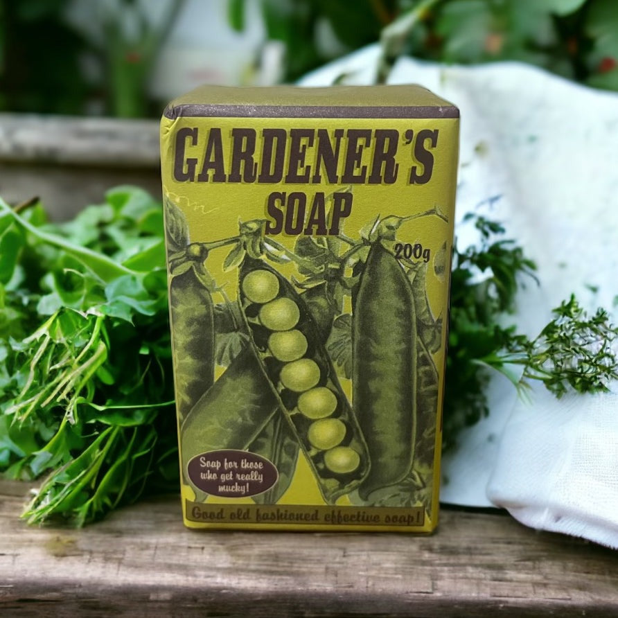 Allotment Gardener's Olive & Ground Walnut Shell Soap from Fig and Rose