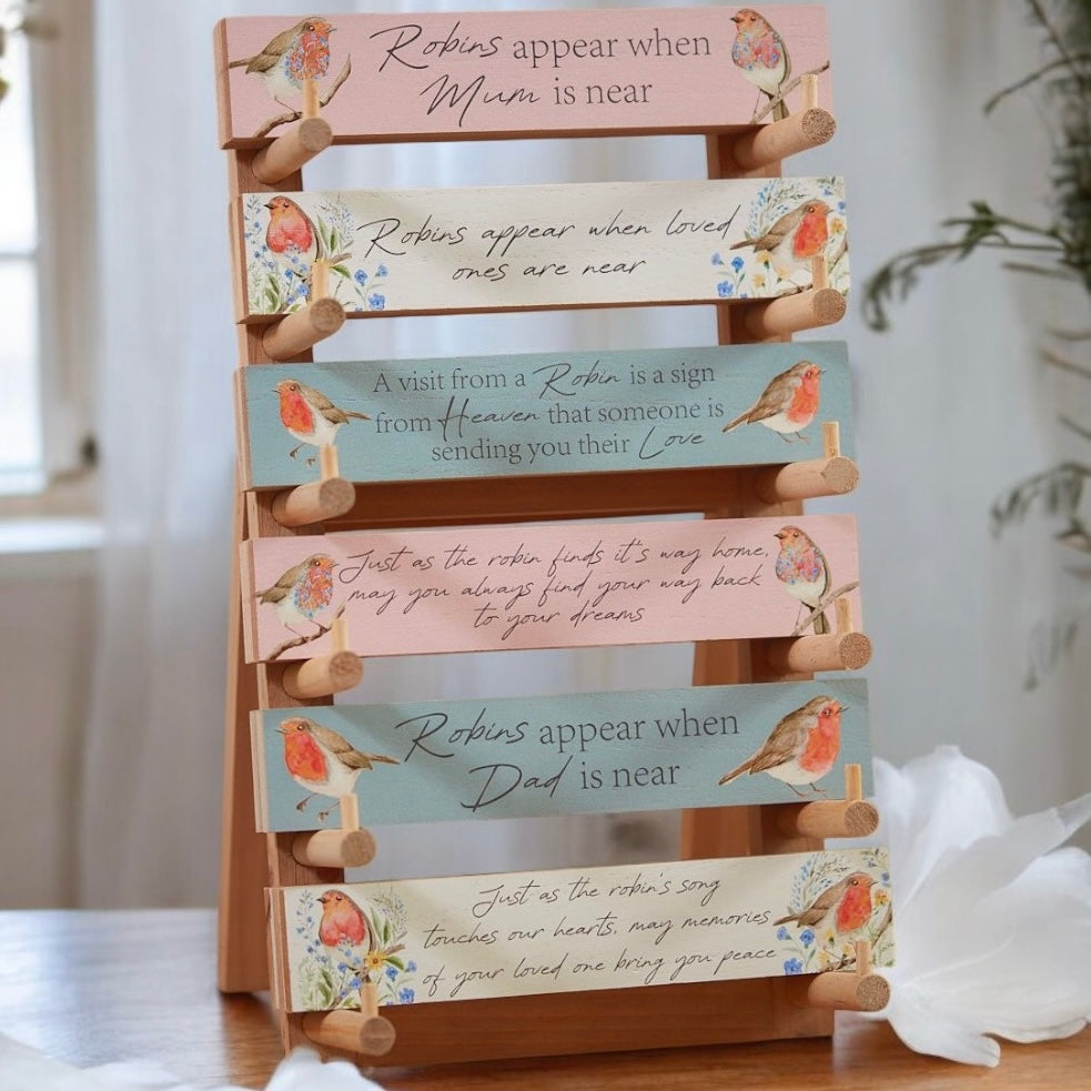 Remembrance Quote Wooden Plaques from Fig and Rose