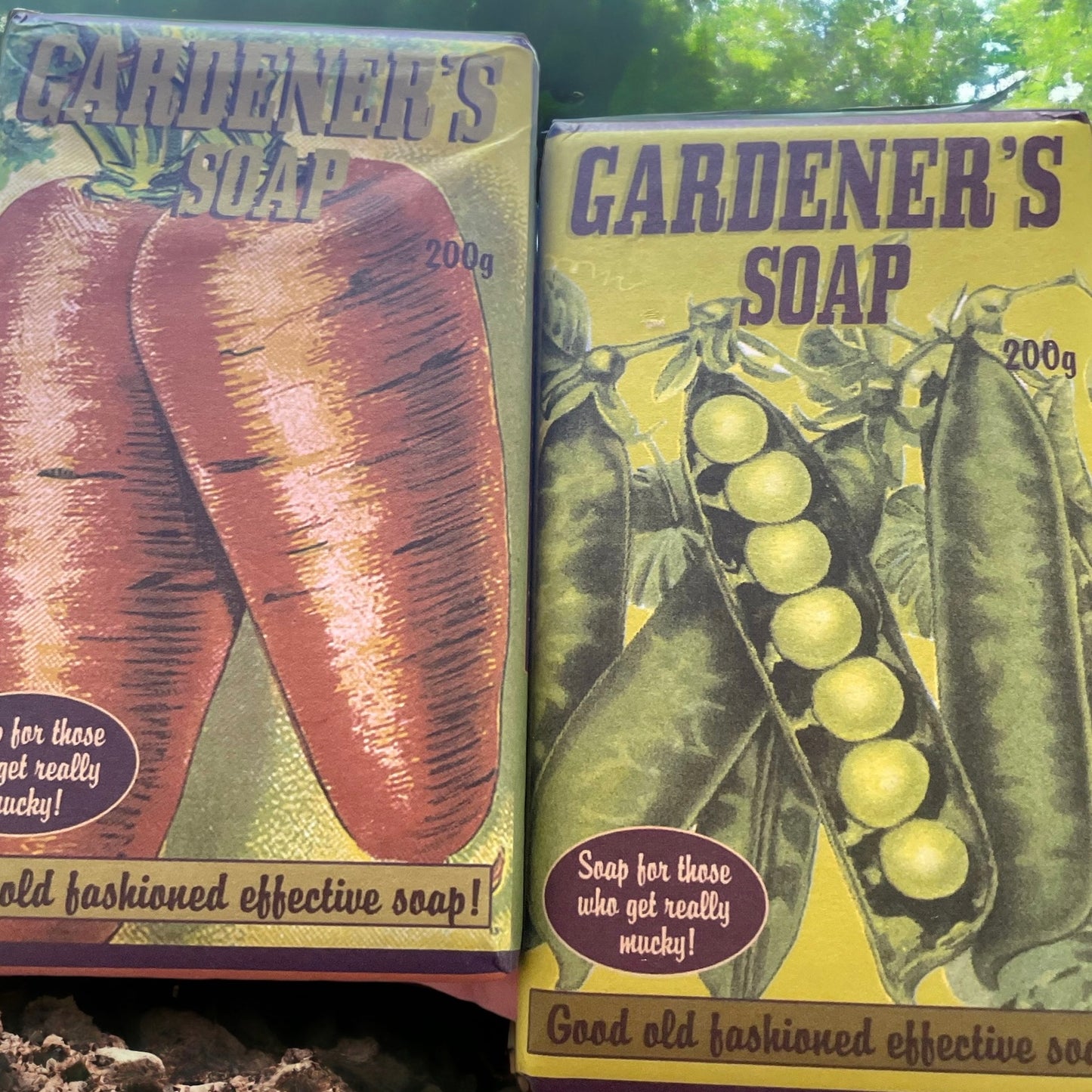 Allotment Gardener's Olive & Ground Walnut Shell Soap from Fig and Rose