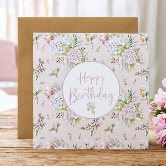 Floral Birthday Card from Fig and Rose.