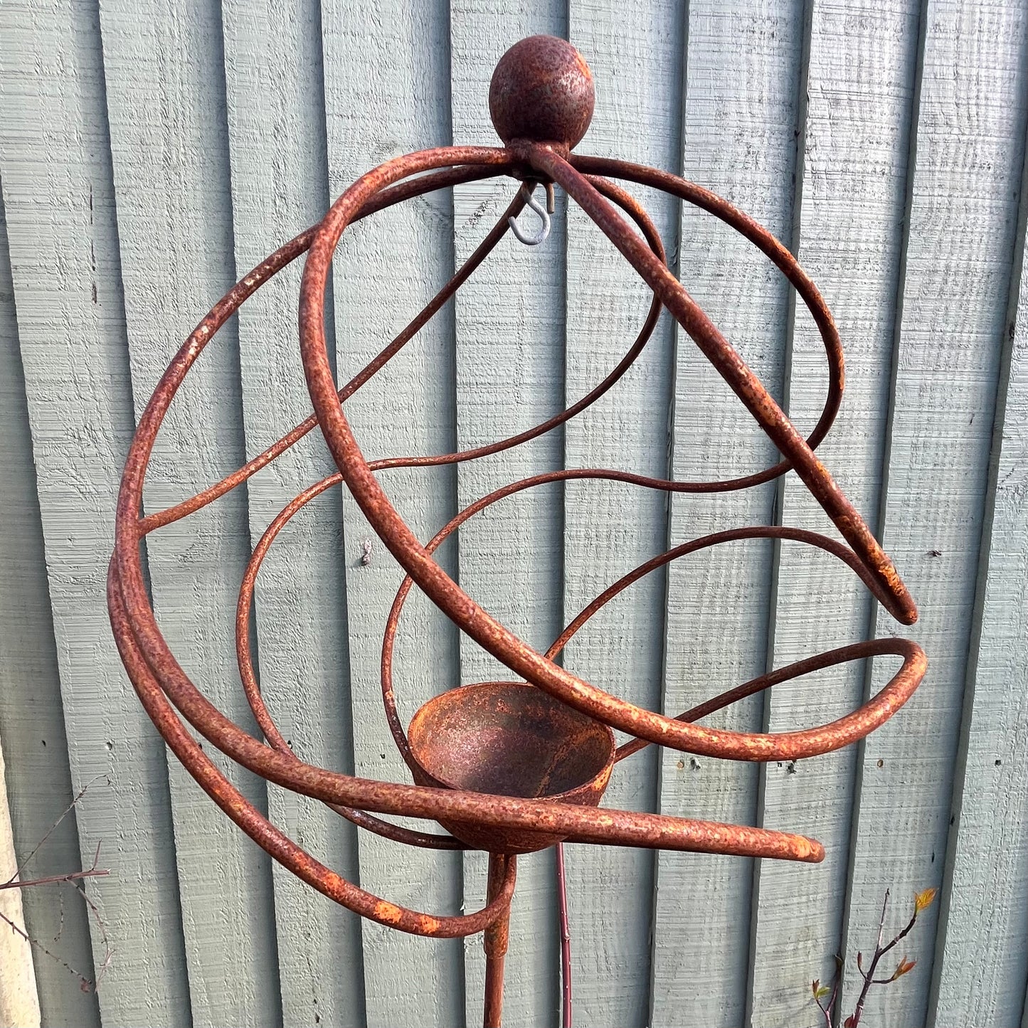 Tangle Ball Bird Feeder Stake from Fig and Rose