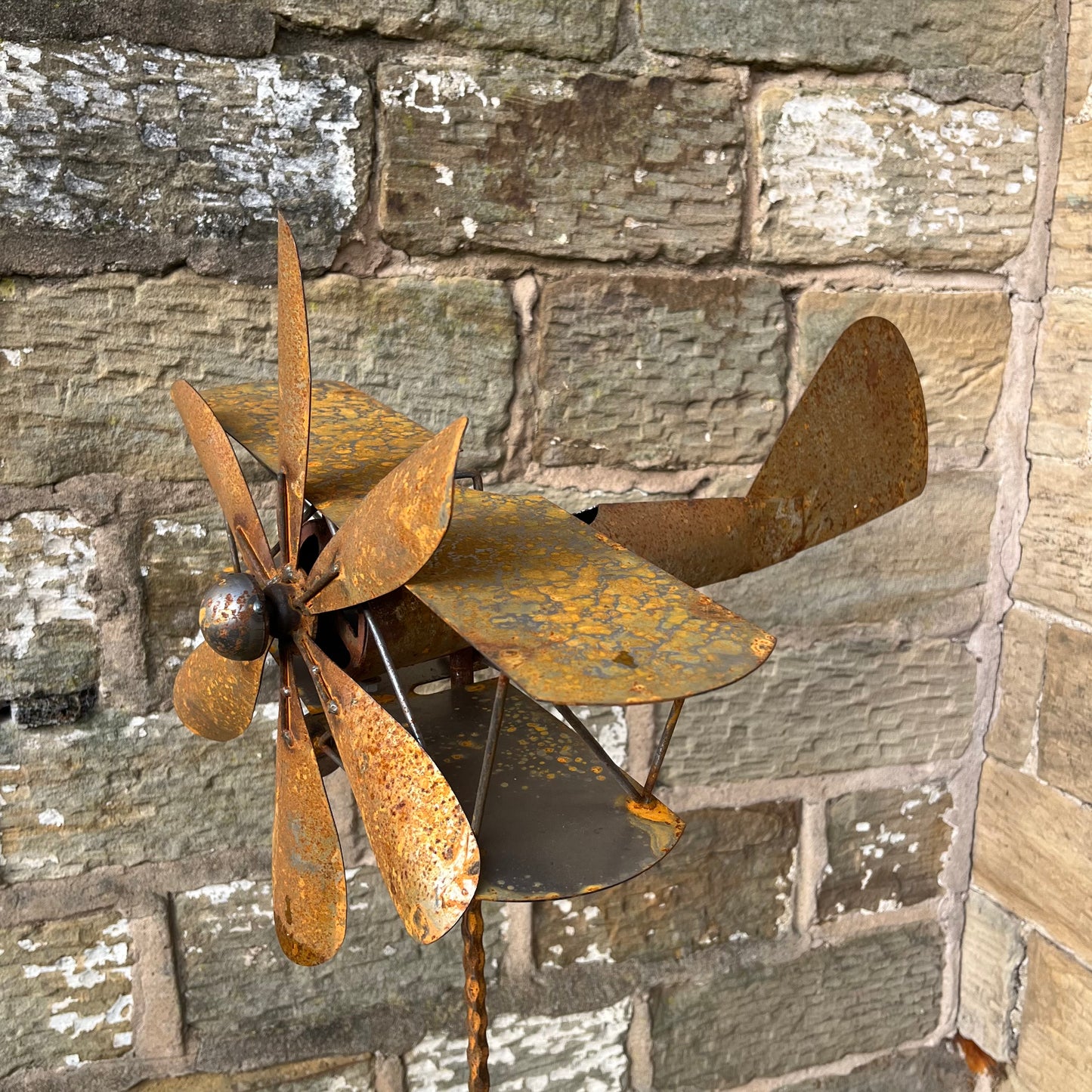 Rusty Plane Stake from Fig and Rose
