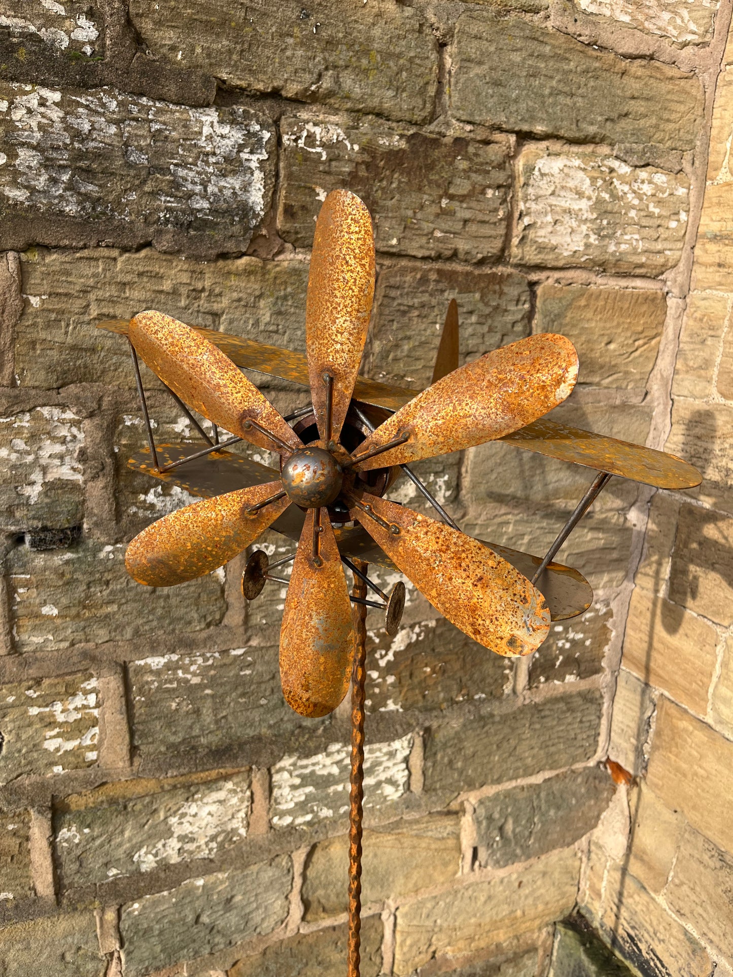 Rusty Plane Stake from Fig and Rose