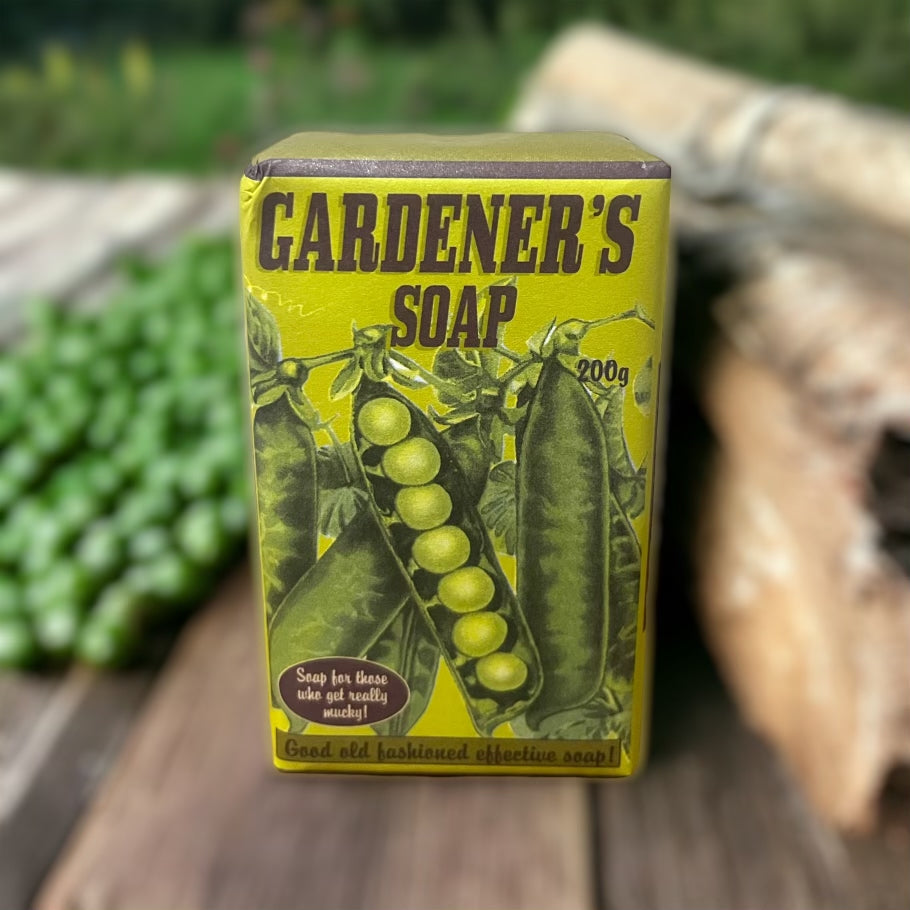 Allotment Gardener's Olive & Ground Walnut Shell Soap from Fig and Rose
