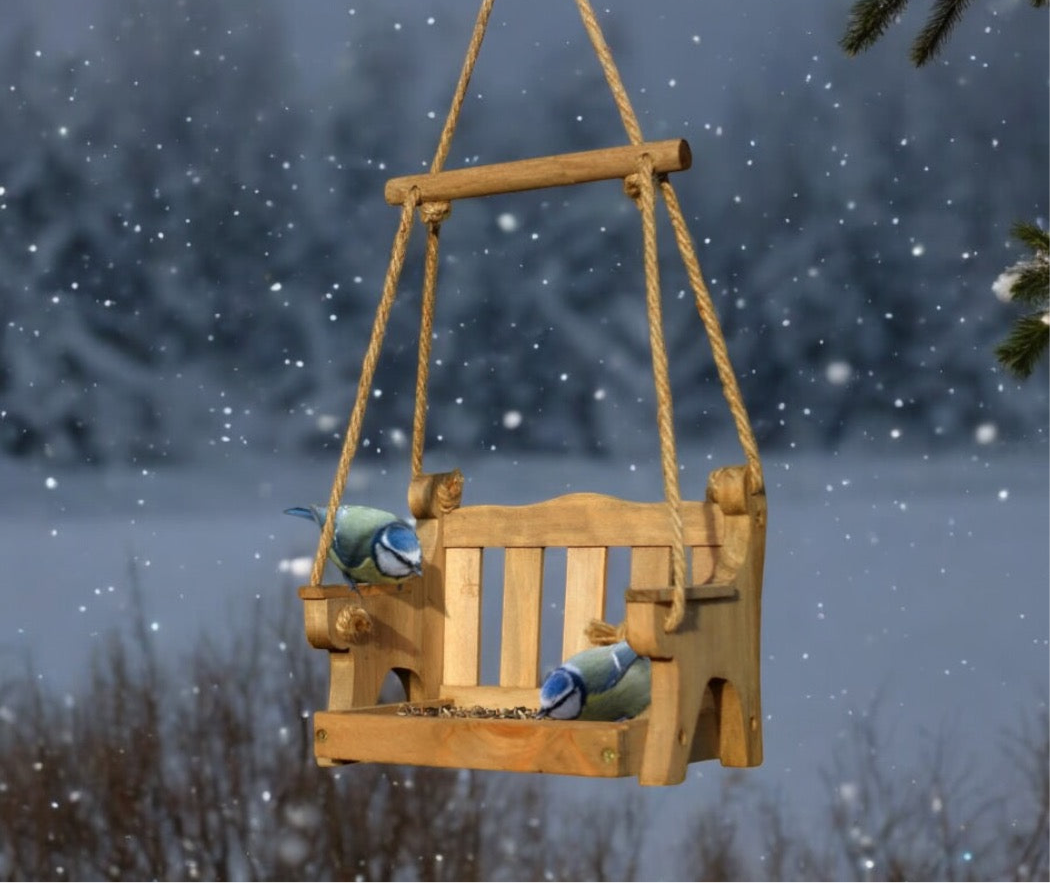 Swing Seat Bird Feeder from Fig and Rose.