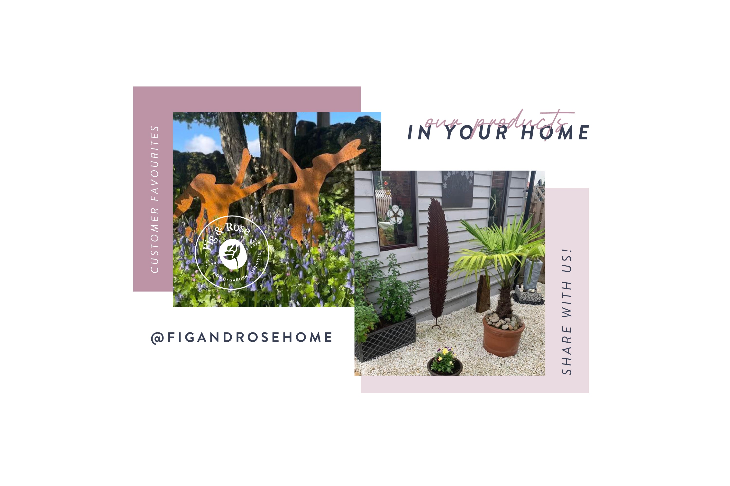 garden and home interior decor from Fig and Rose