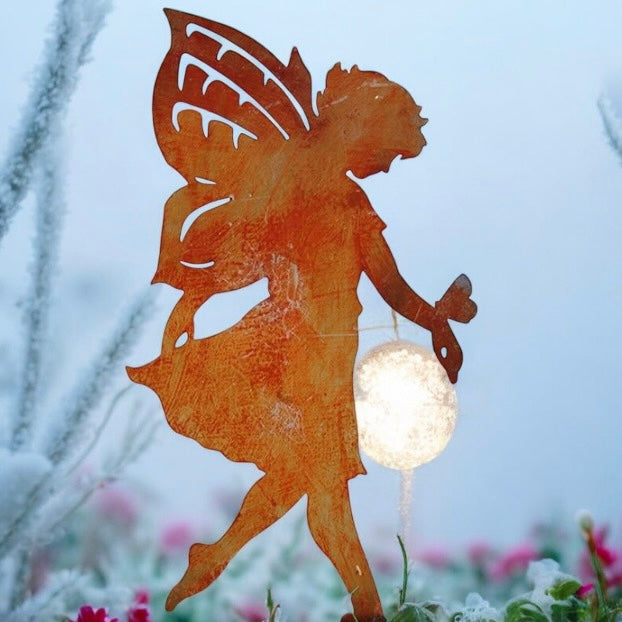Standing Metal Fairy from Fig and Rose