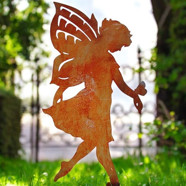 Standing Metal Fairy from Fig and Rose