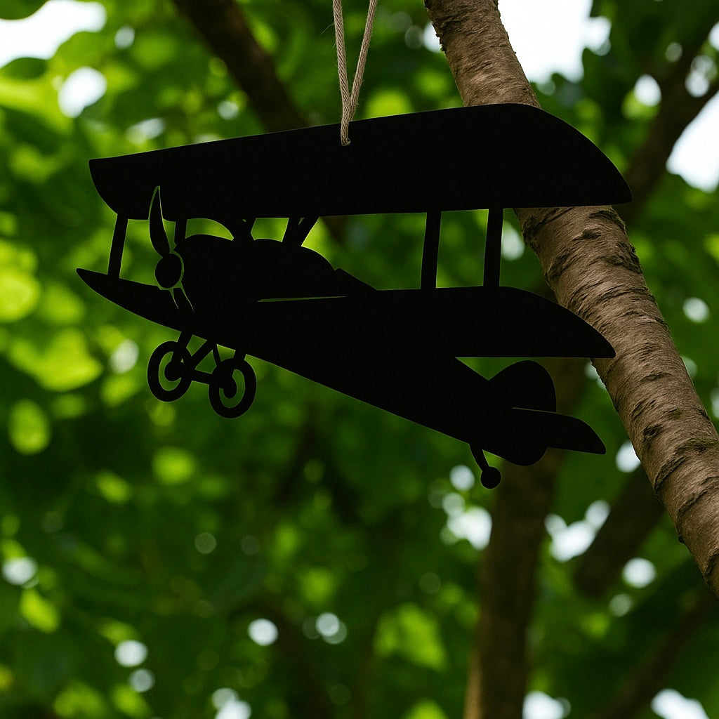 Tiger Moth Hanging Garden Art
