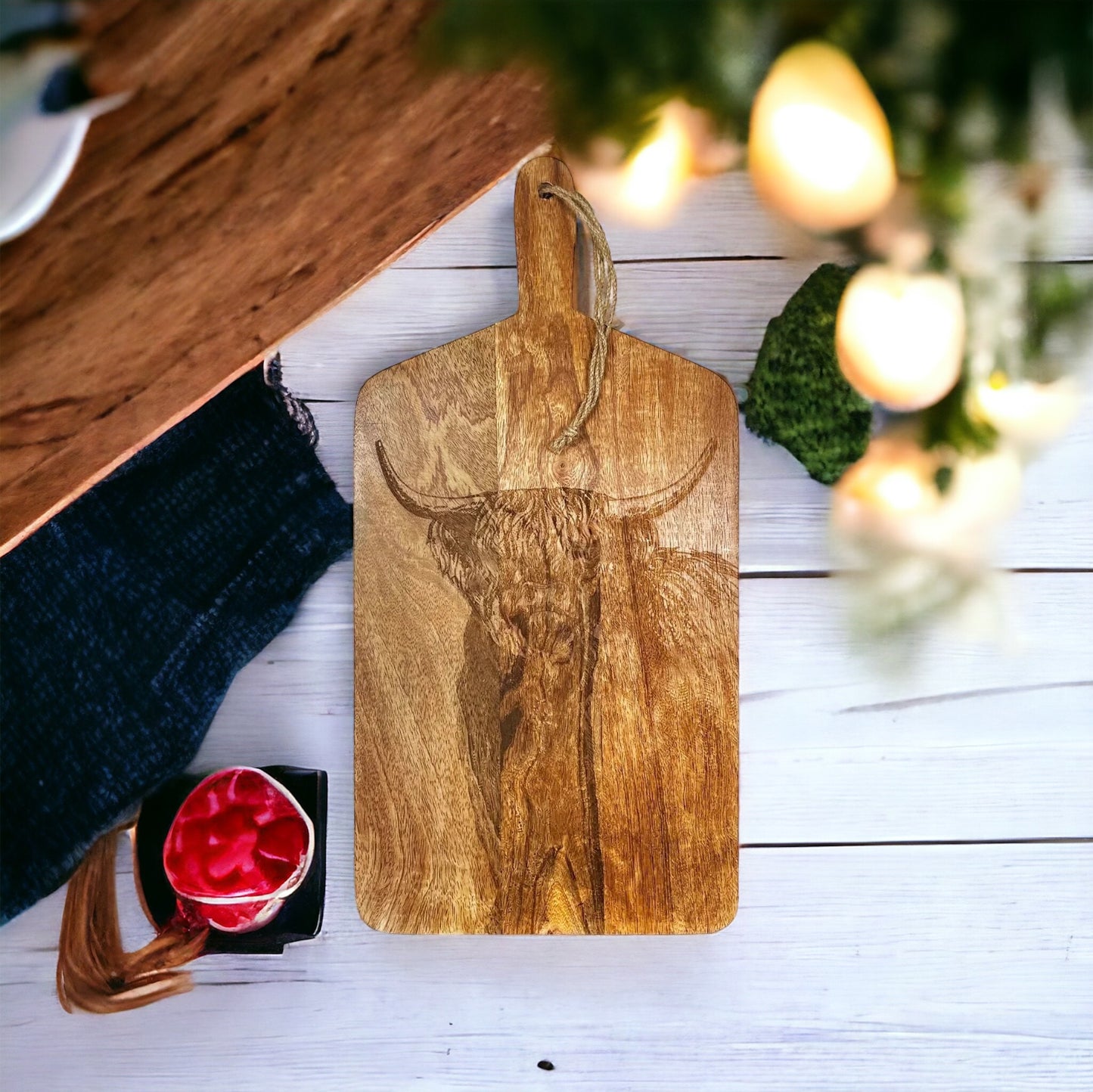 Highland Cow Chopping Boardfrom Fig and Rose