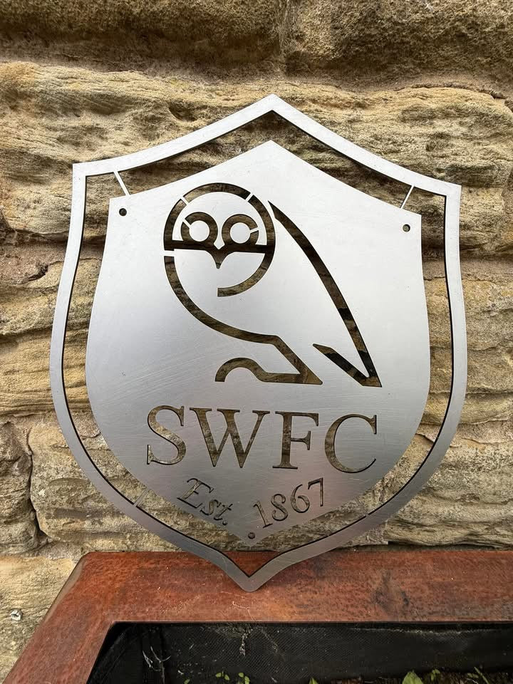 Sheffield Wednesday FC Metal Plaque from Fig and Rose