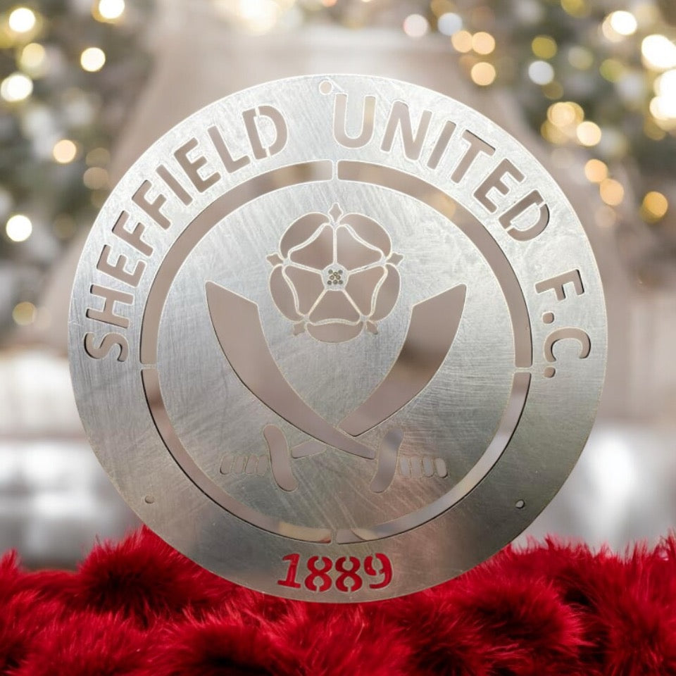 Sheffield United Metal Plaque from Fig and Rose