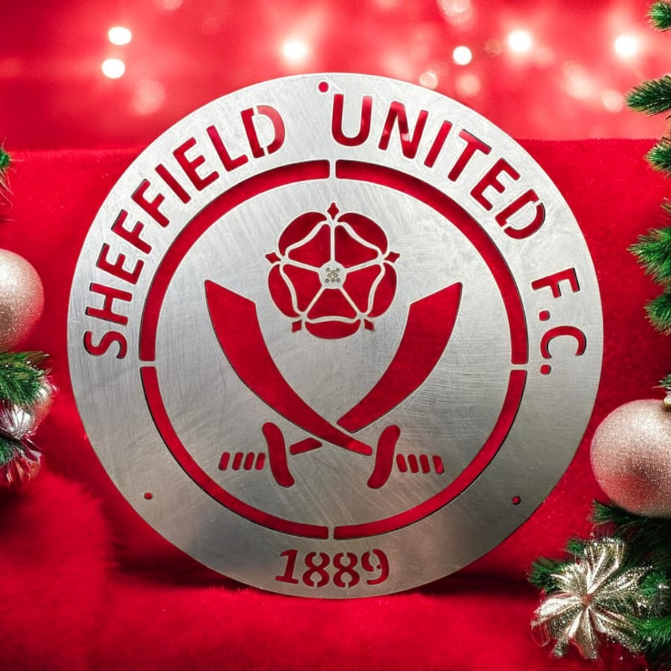 Sheffield United Metal Plaque from Fig and Rose