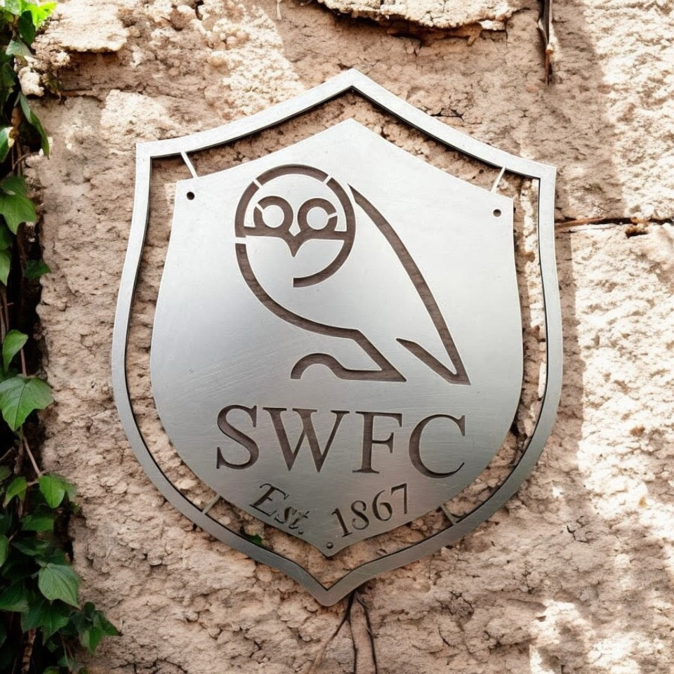 Sheffield Wednesday FC Metal Plaque from Fig and Rose