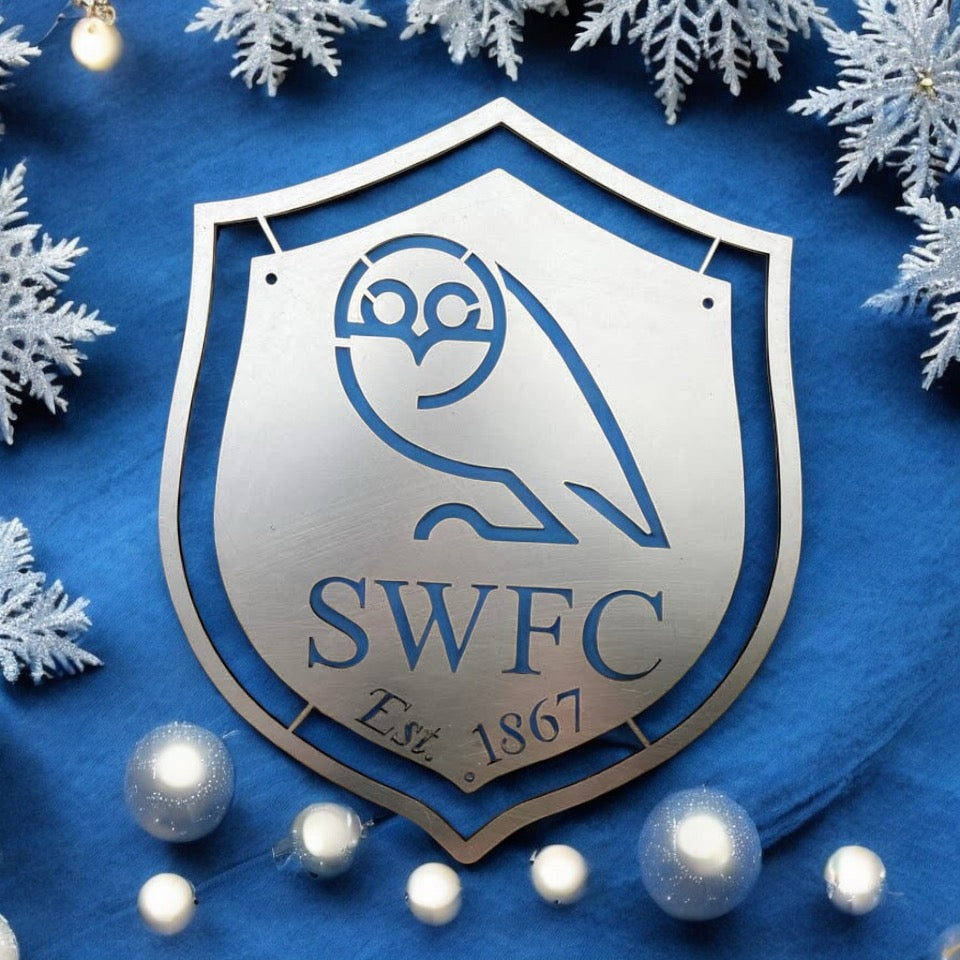 Sheffield Wednesday FC Metal Plaque