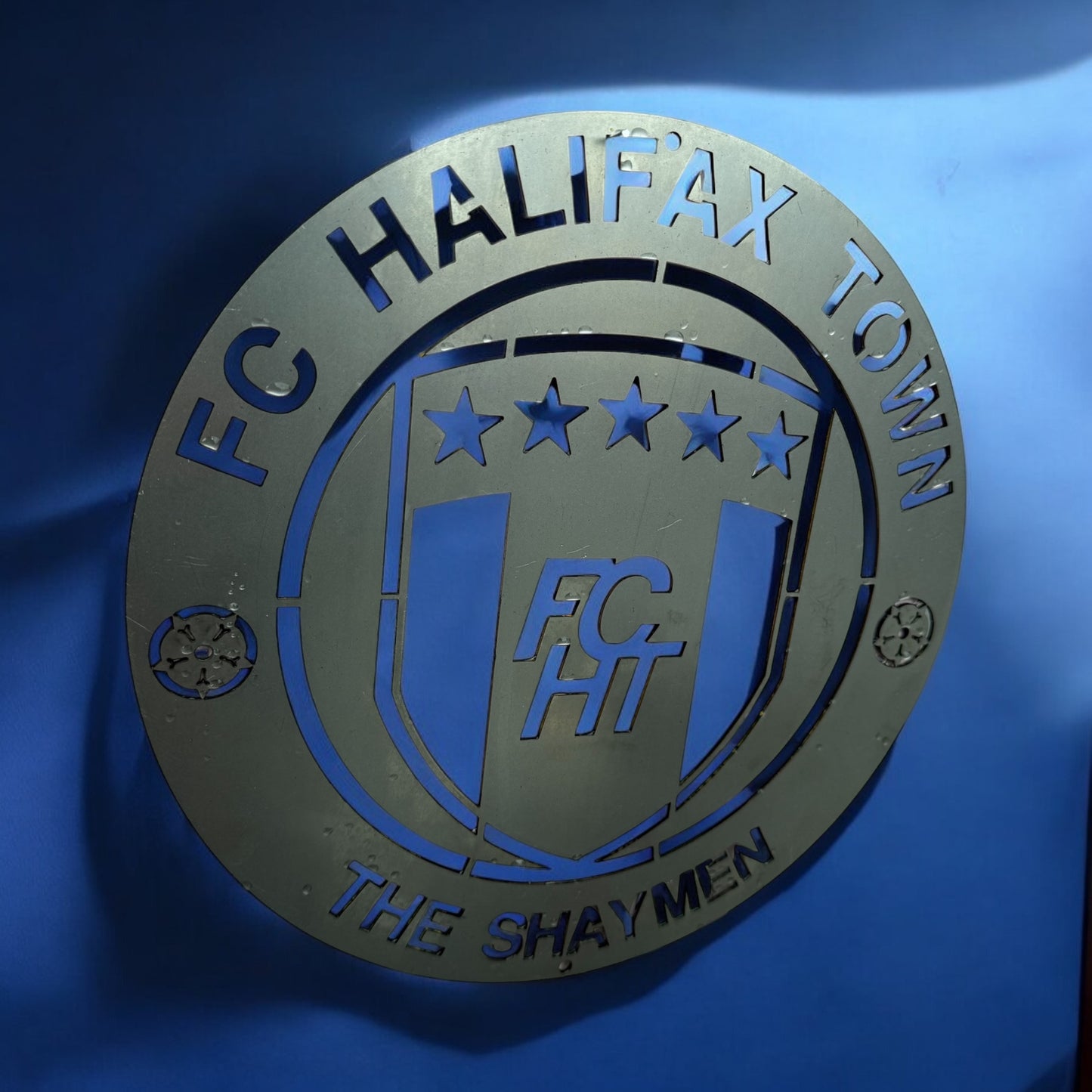 FC Halifax Town Metal Plaque from Fig and Rose