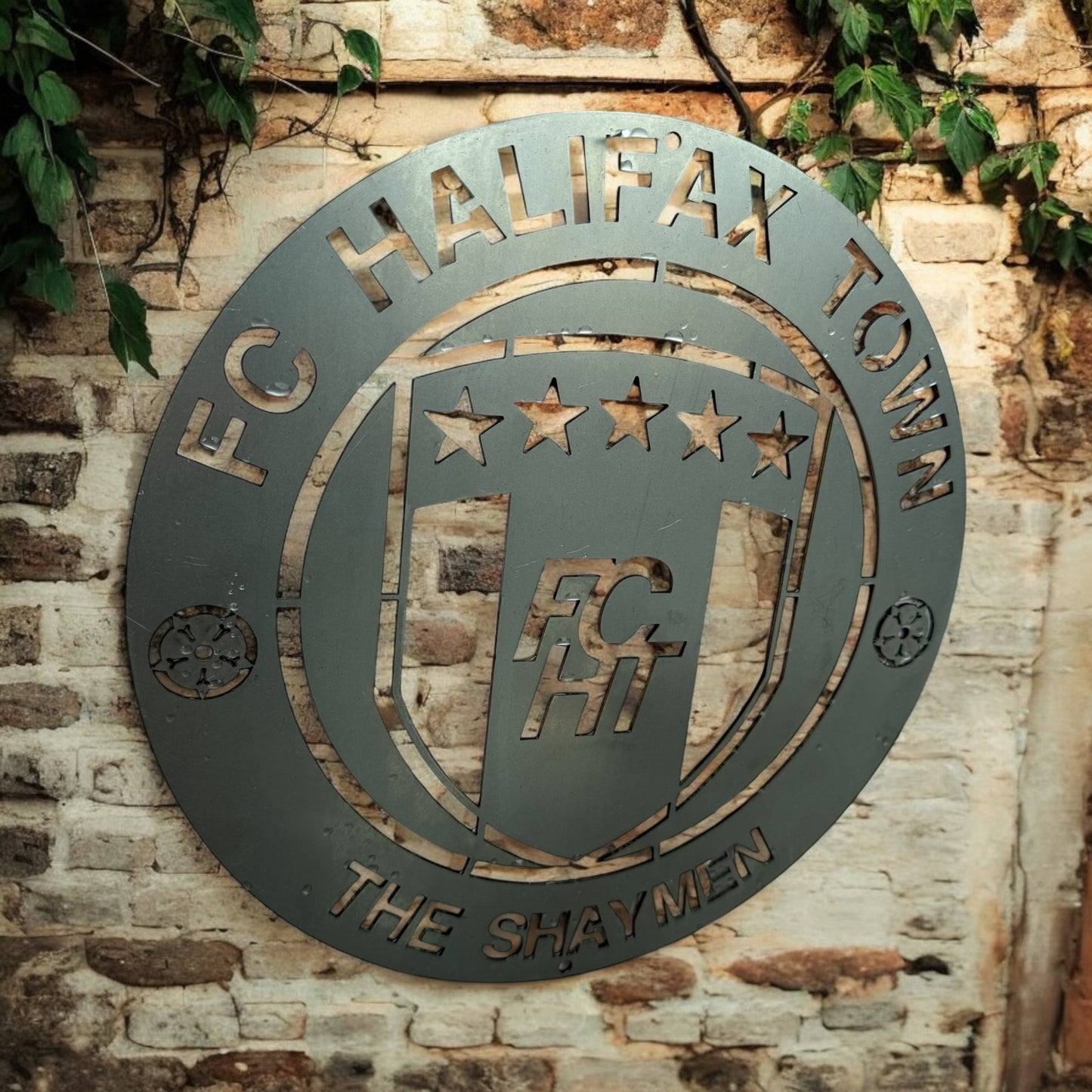 FC Halifax Town Metal Plaque from Fig and Rose