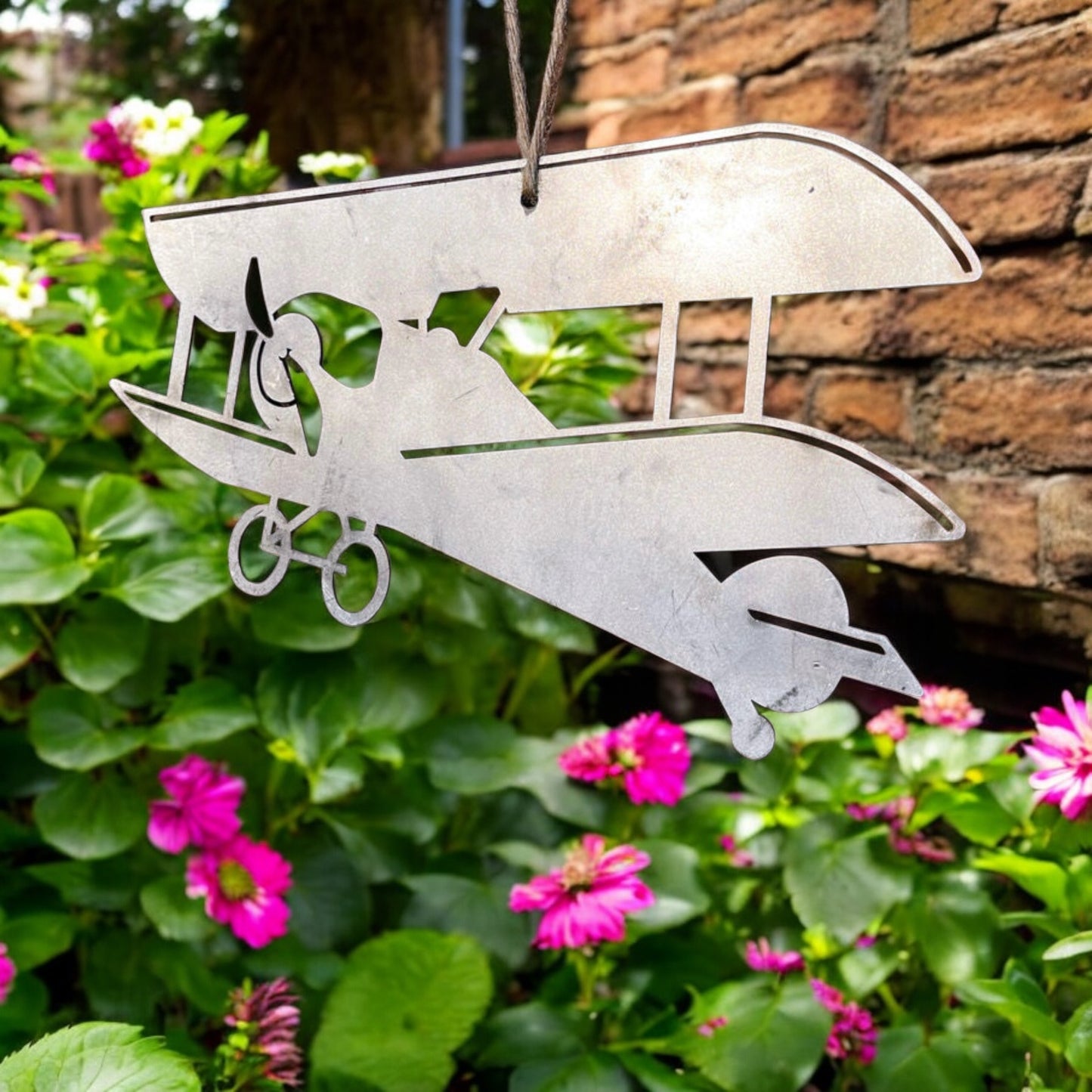 Tiger Moth Hanging Garden Art