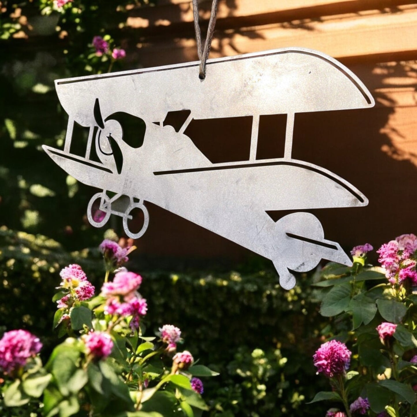 Tiger Moth Hanging Garden Art