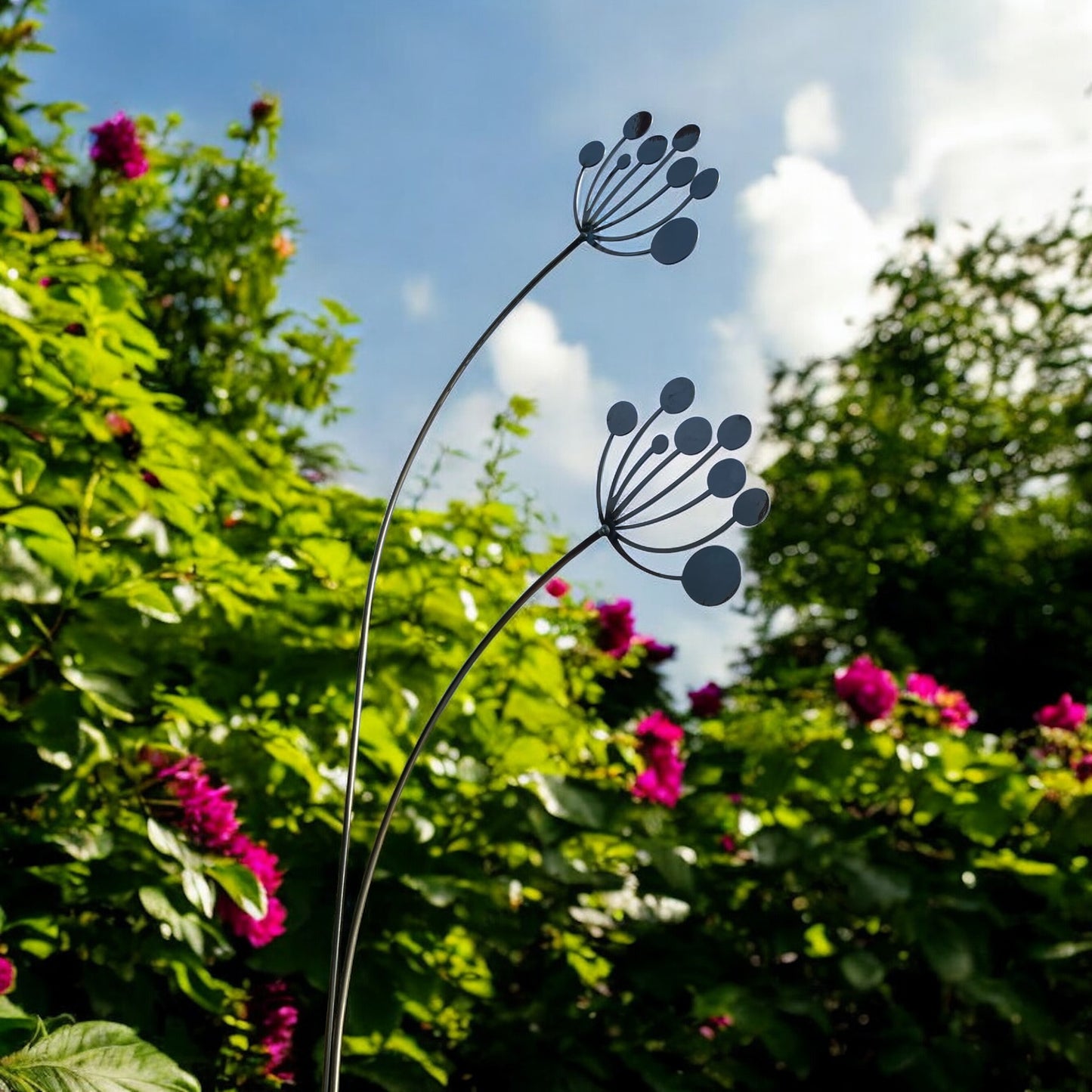 Cow Parsley Flower Garden Stakes