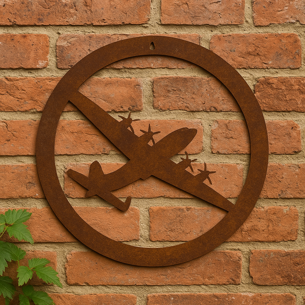 Lancaster Metal Garden Plaque