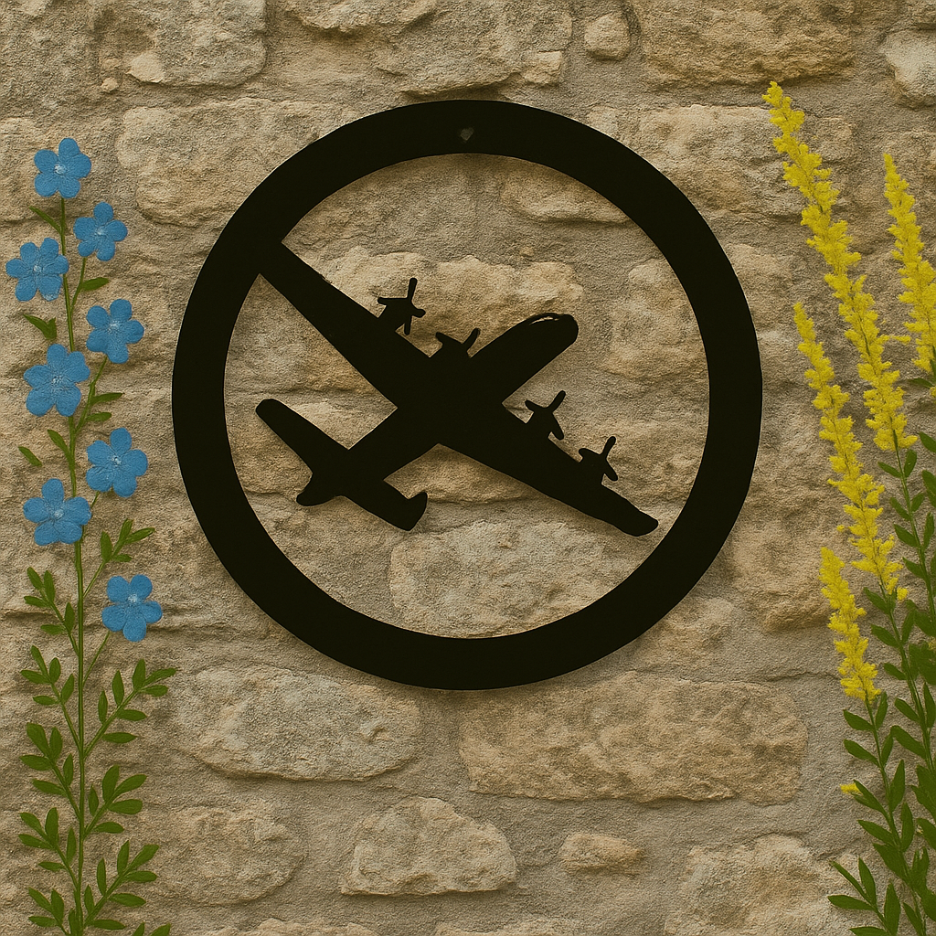 Lancaster Metal Garden Plaque
