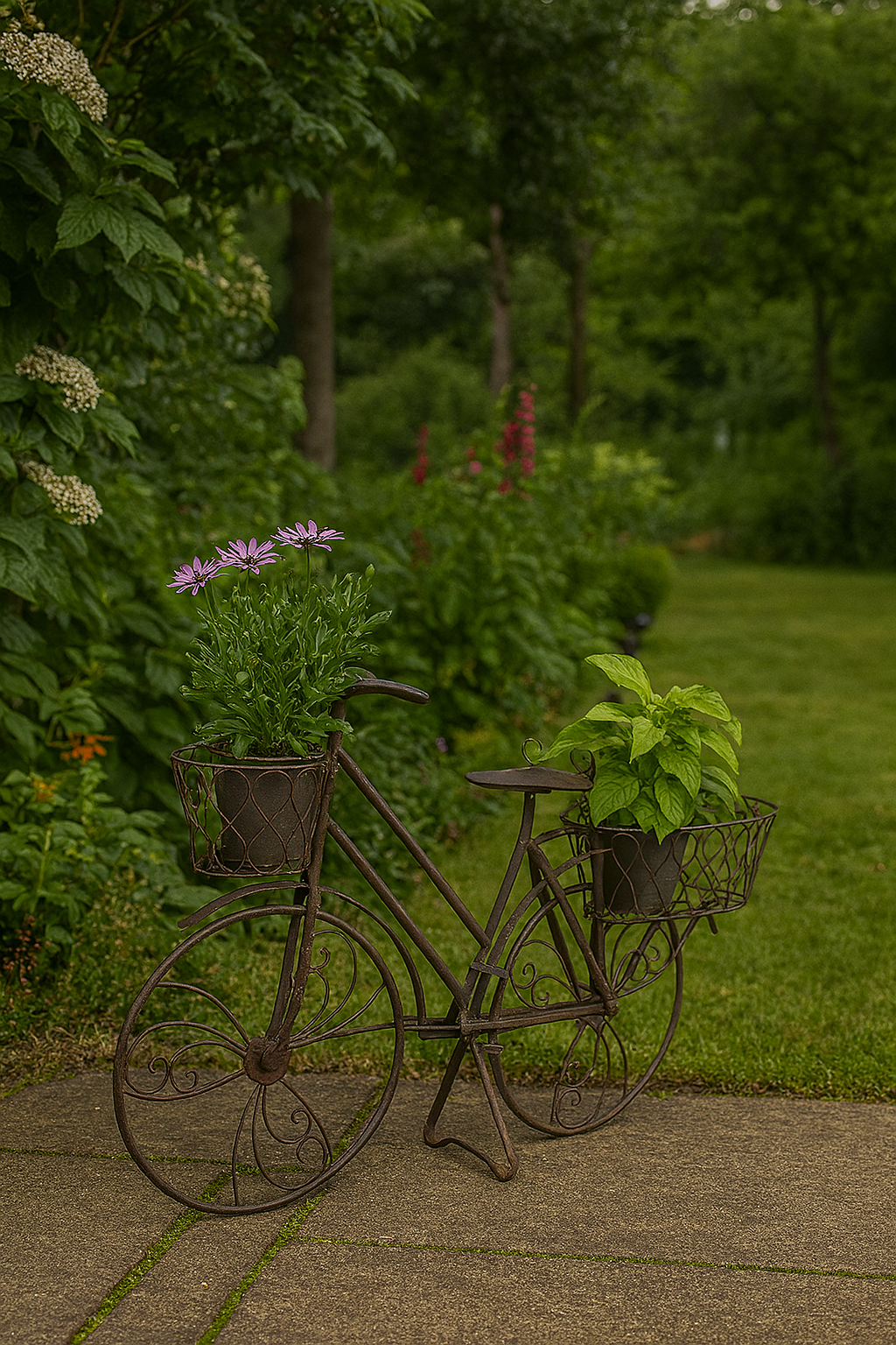 Garden bicycle planter from Fig and Rose.