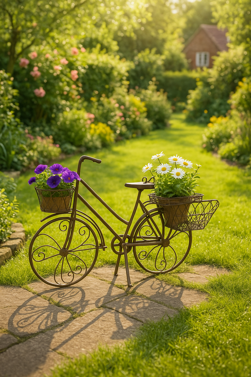 Garden bicycle planter from Fig and Rose.