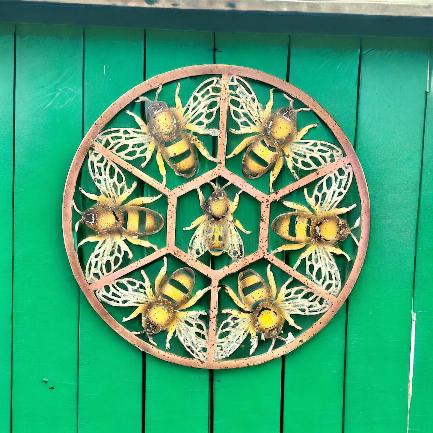 Rusty Bee Wall Art from Fig and Rose