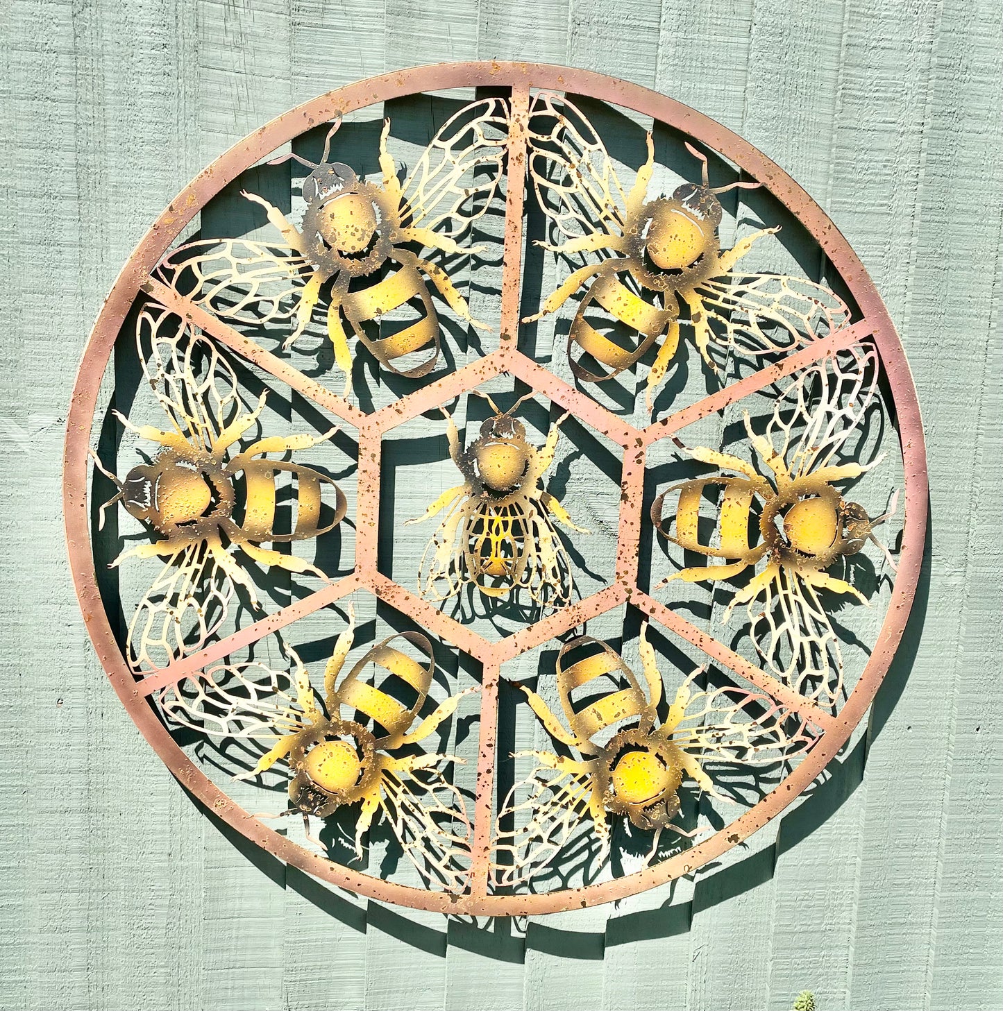 Rusty Bee Wall Art from Fig and Rose