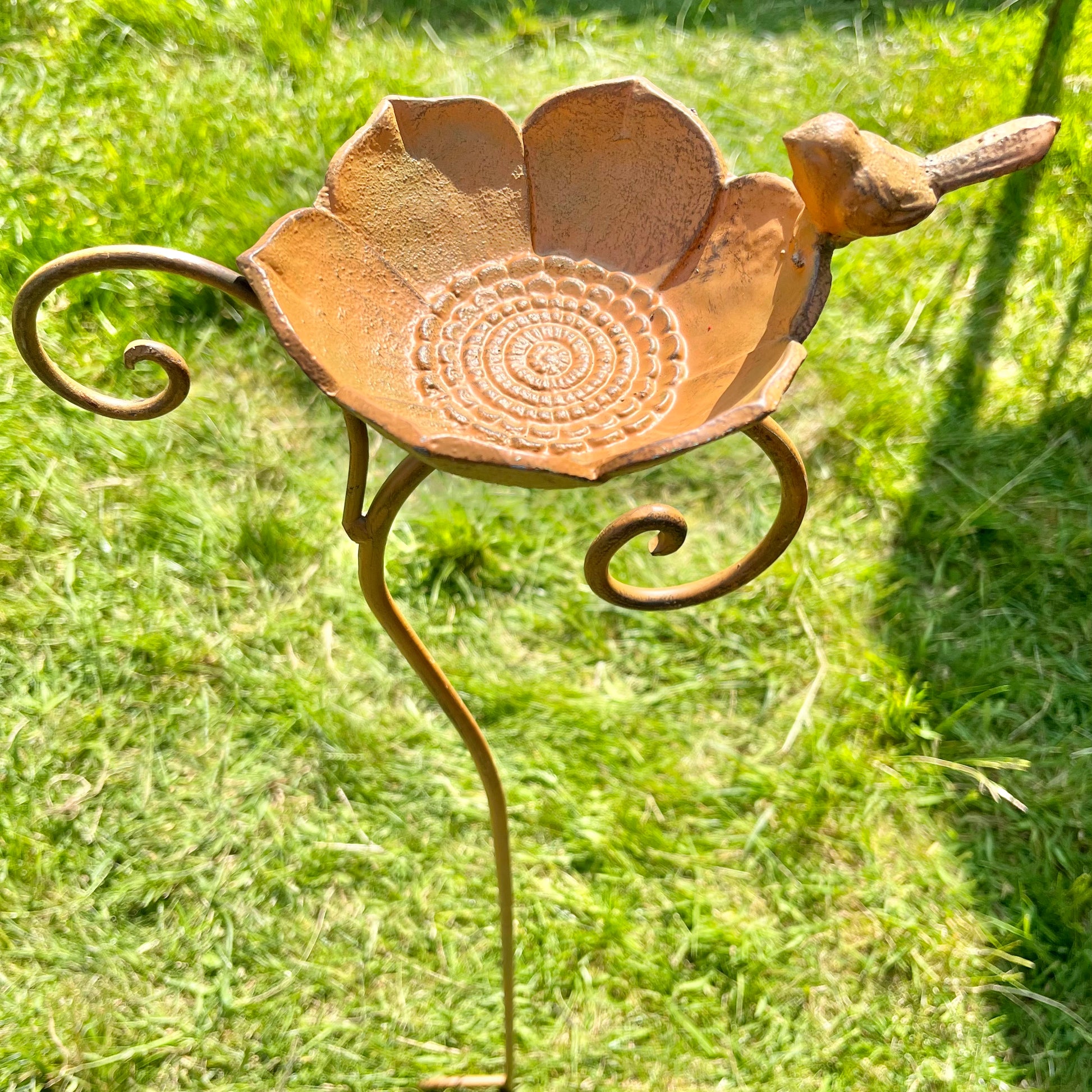 Cast Iron Bird Bath - Gold from Fig and Rose