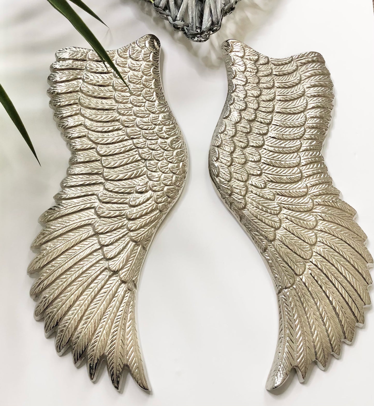 Silver Angel Wings from Fig and Rose