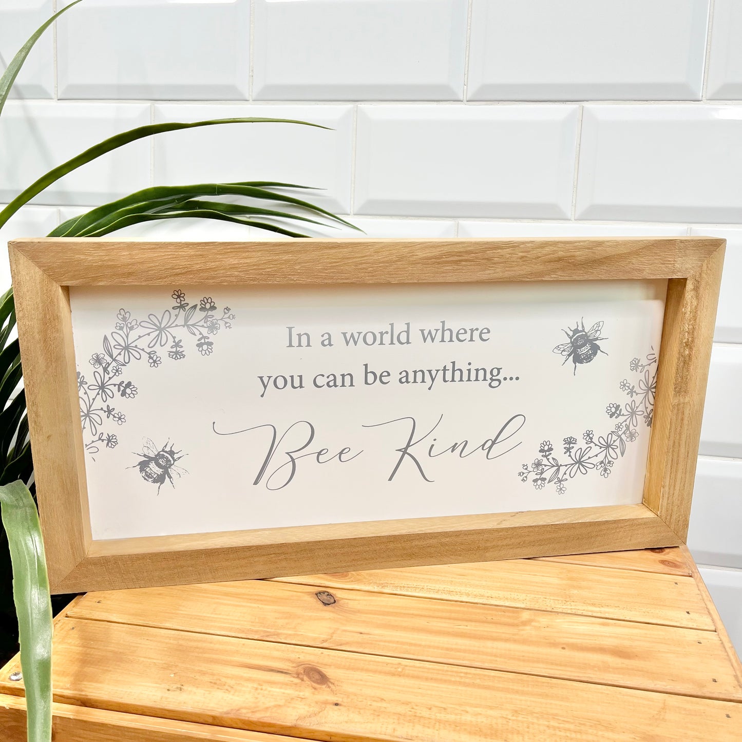 Bee Kind Framed Plaque from Fig and Rose