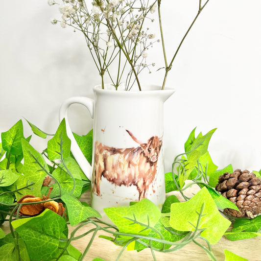 Highland Cow Jugfrom Fig and Rose