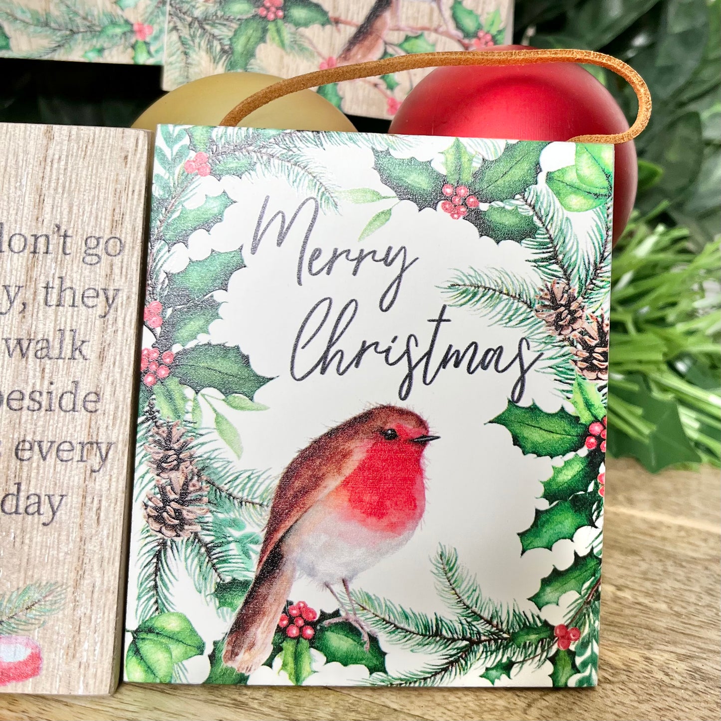 Robin Hanging Christmas Quotes