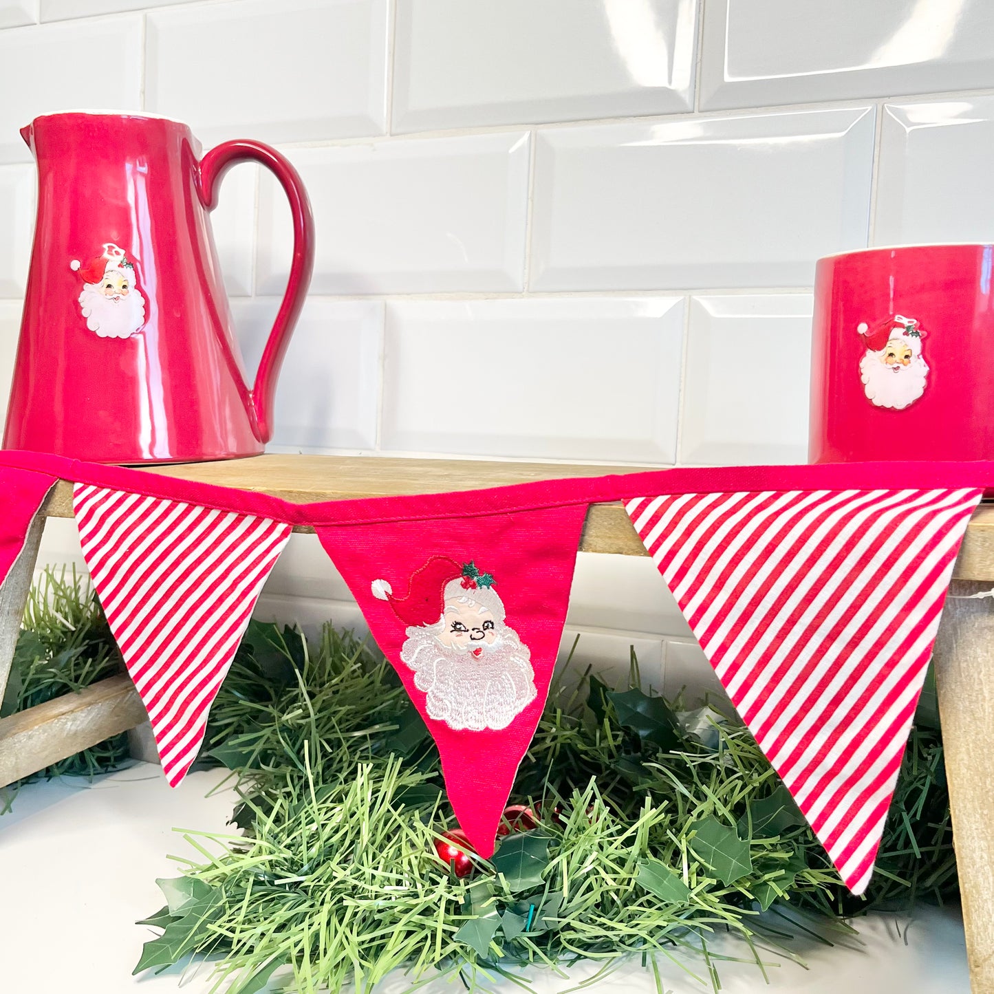 Vintage Santa Buntingfrom Fig and Rose