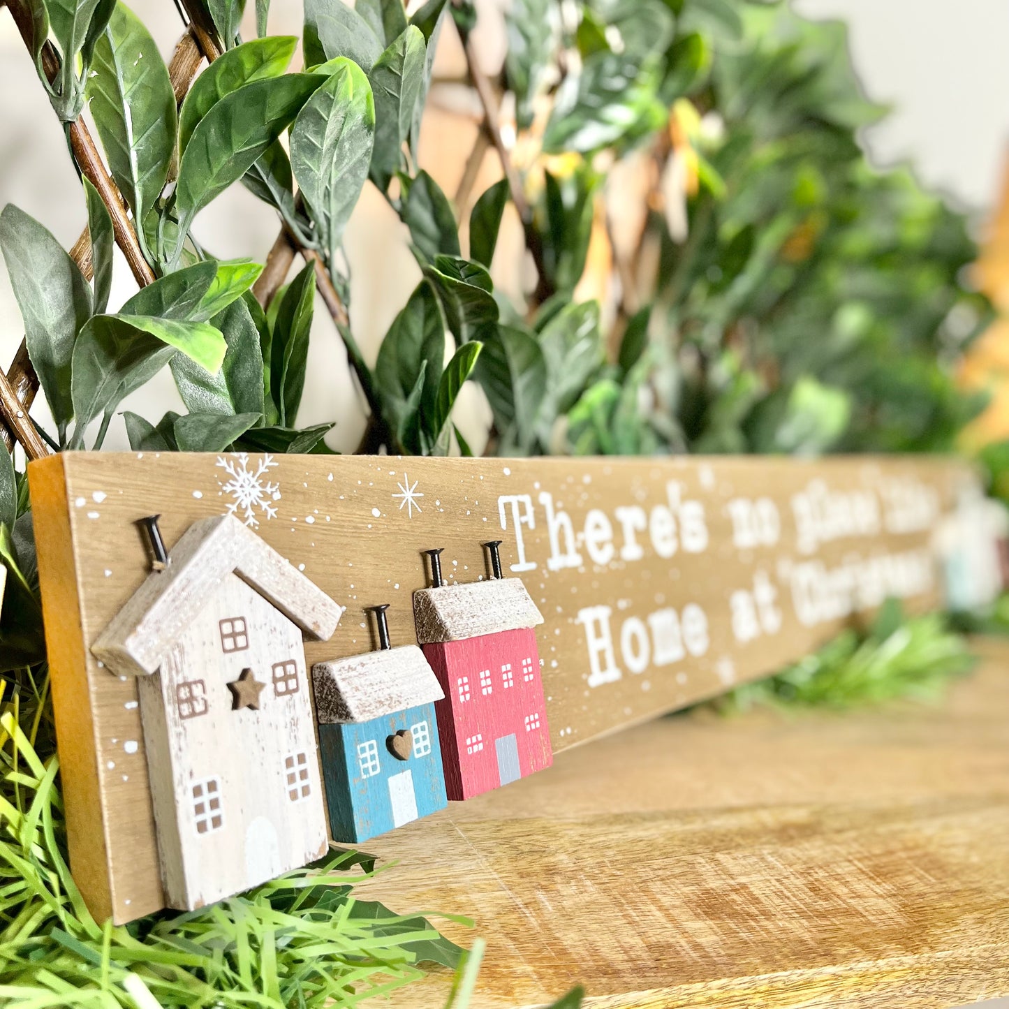 There’s No Place Like Home At Christmas Plaque from Fig and Rose
