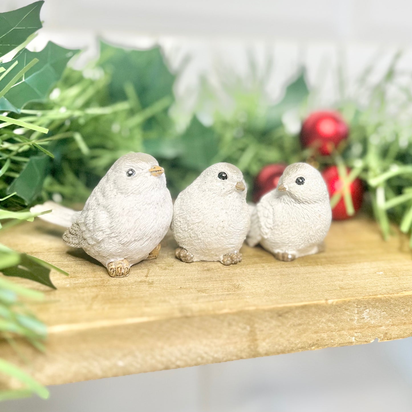 White Bird Christmas Ornament